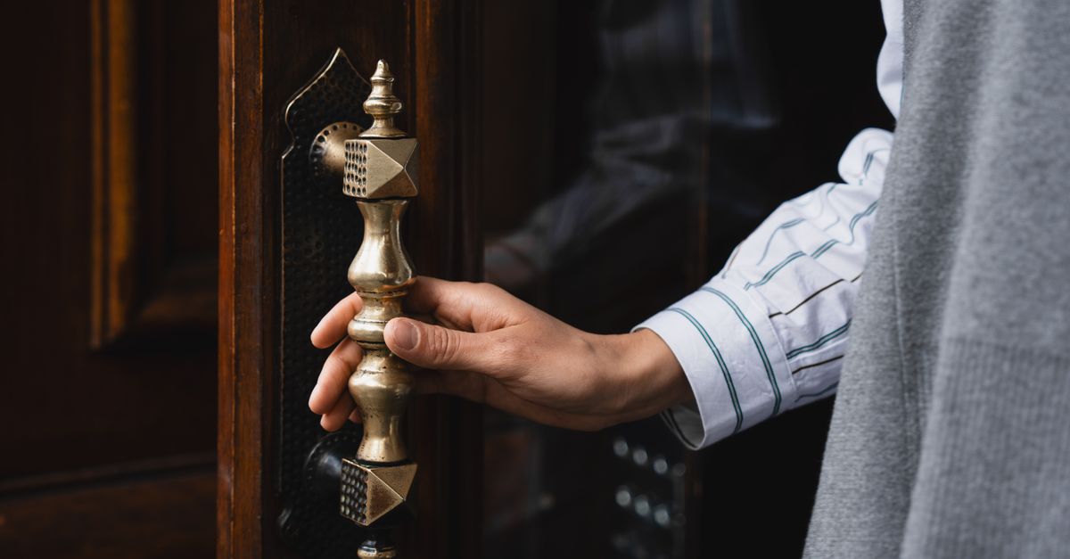 locksmith unlocking front door — Bensalem Locksmiths